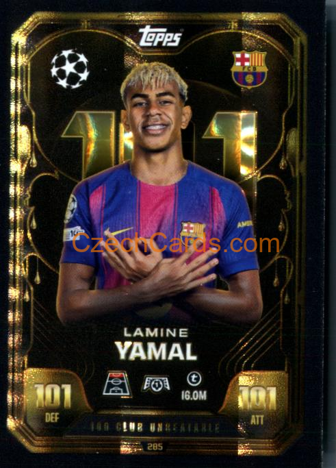 Lamine Yamal 2025/26 Match Attax Extra 100 Club #285