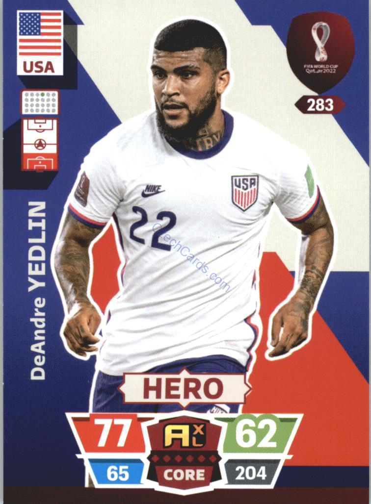 DeAndre Yedlin 2022 Panini World Cup Adrenalyn #283