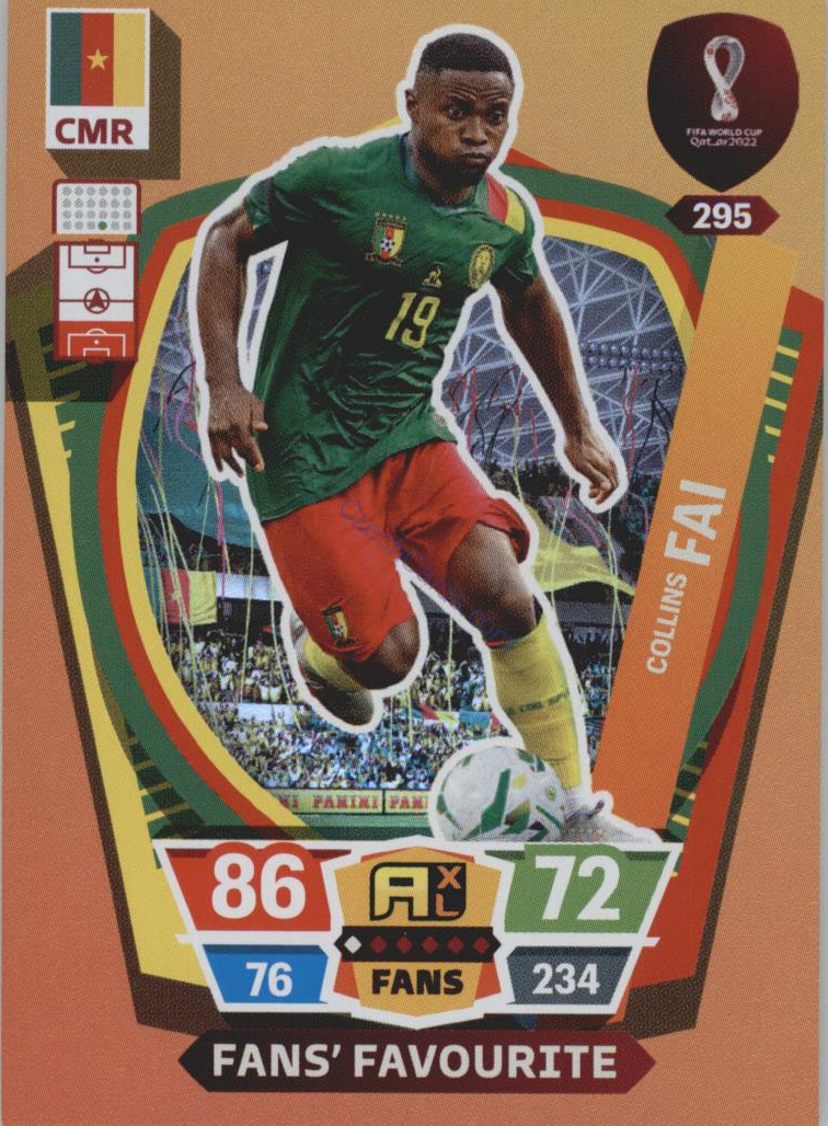 Collins Fai 2022 Panini World Cup Adrenalyn Fans #295