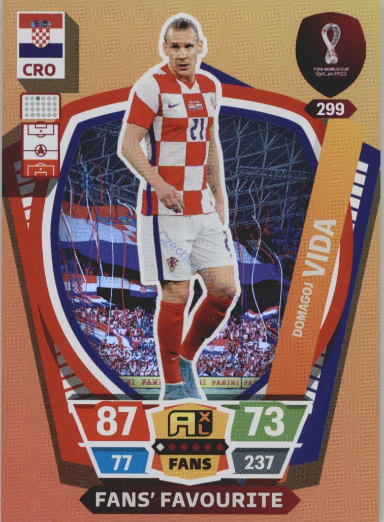 Domagoj Vida 2022 Panini World Cup Adrenalyn Fans #299