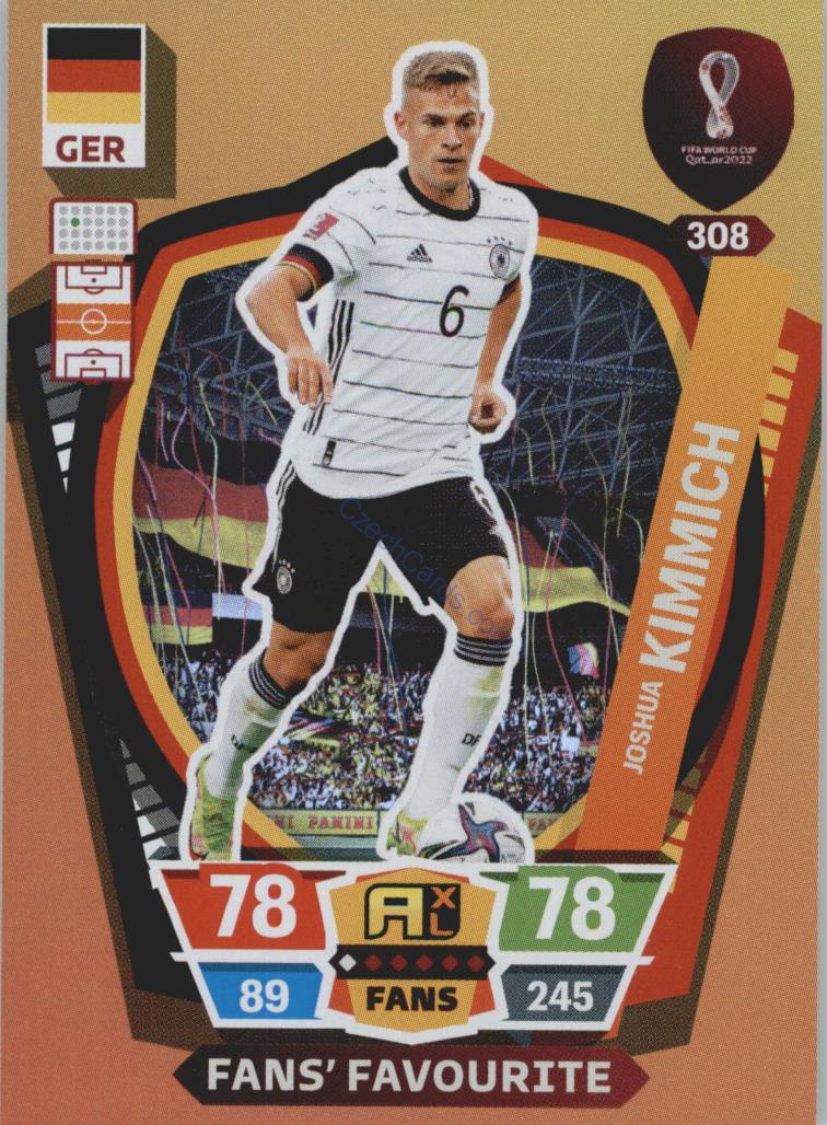 Joshua Kimmich 2022 Panini World Cup Adrenalyn Fans #308