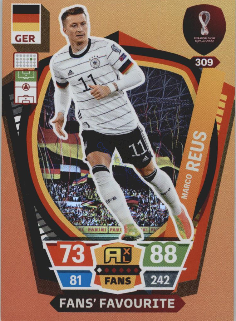 Marco Reus 2022 Panini World Cup Adrenalyn Fans #309