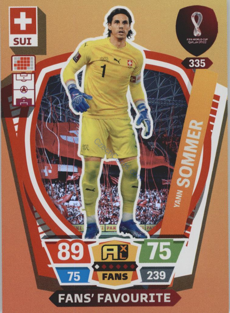 Yann Sommer 2022 Panini World Cup Adrenalyn Fans #335
