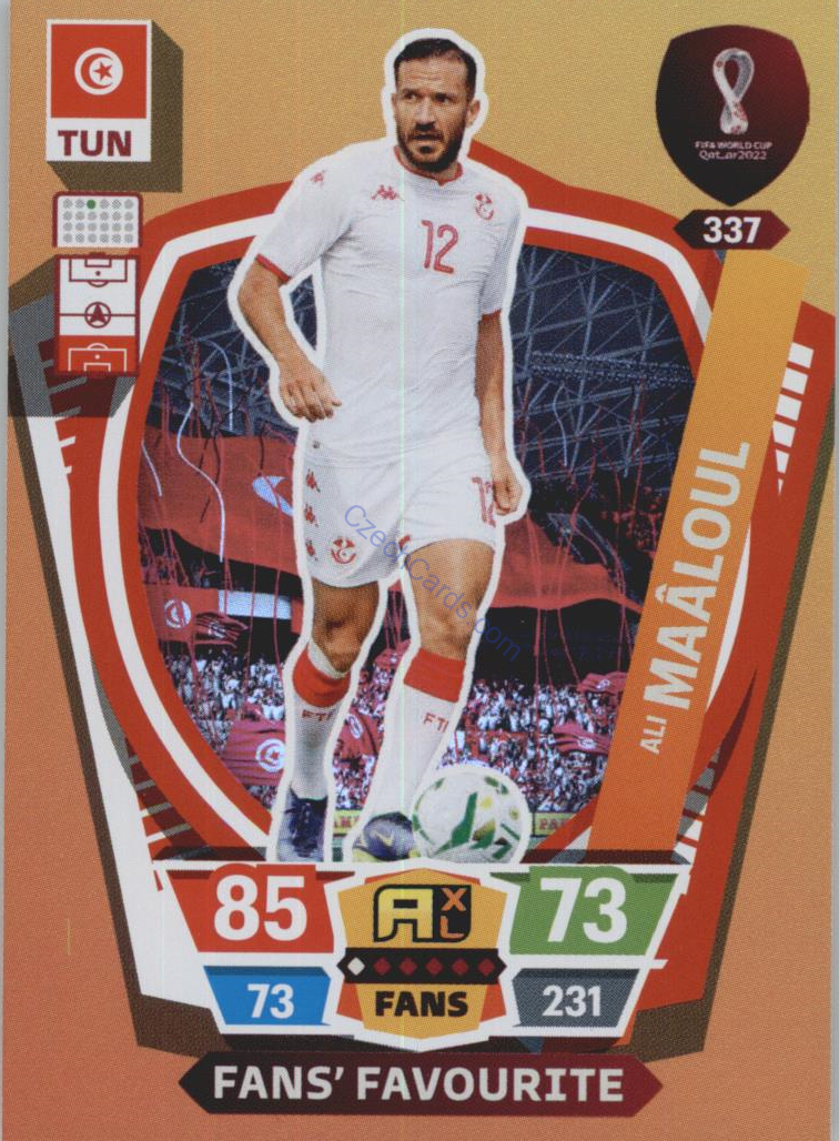 Ali Maâloul 2022 Panini World Cup Adrenalyn Fans #337