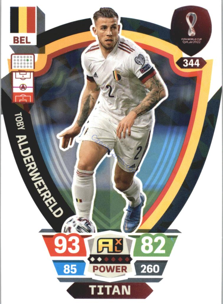 Toby Alderweireld 2022 Panini World Cup Adrenalyn Power #344