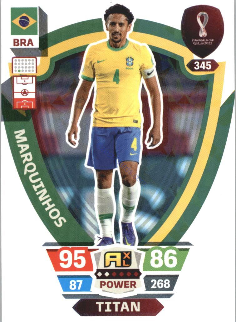 Marquinhos 2022 Panini World Cup Adrenalyn Power #345