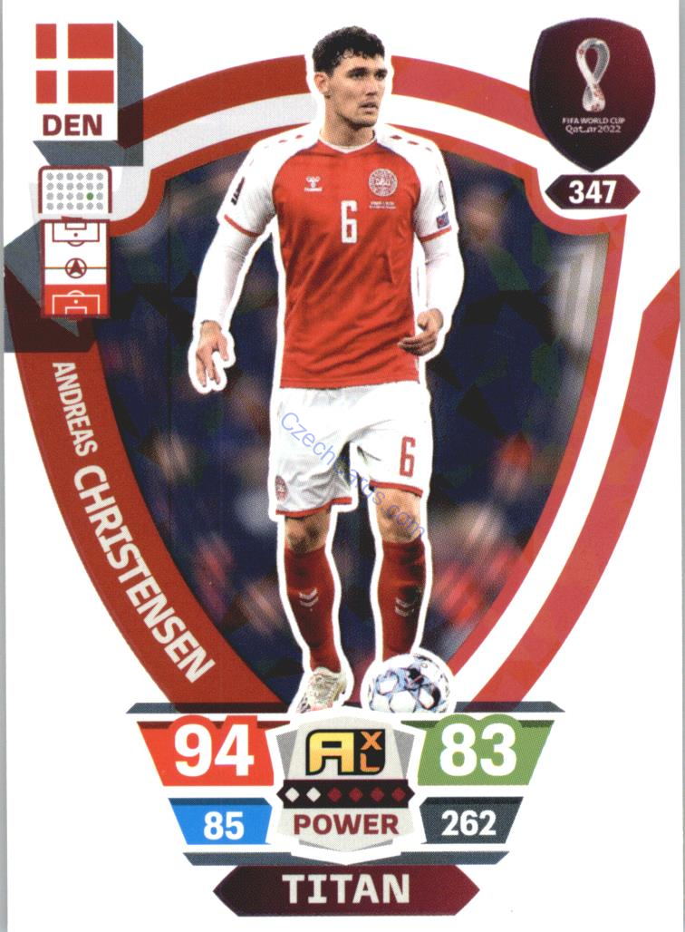 Andreas Christensen 2022 Panini World Cup Adrenalyn Power #347