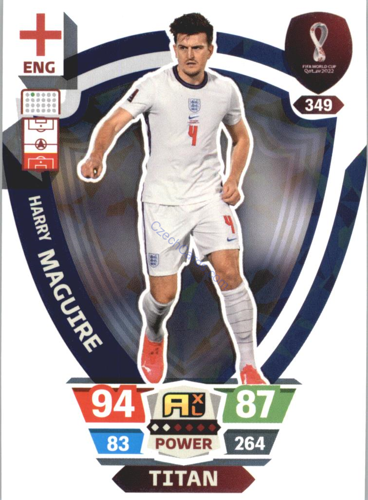 Harry Maguire 2022 Panini World Cup Adrenalyn Power #349