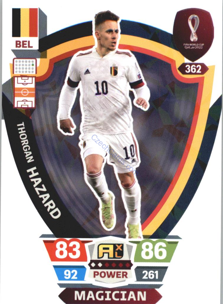 Thorgan Hazard 2022 Panini World Cup Adrenalyn Power #362