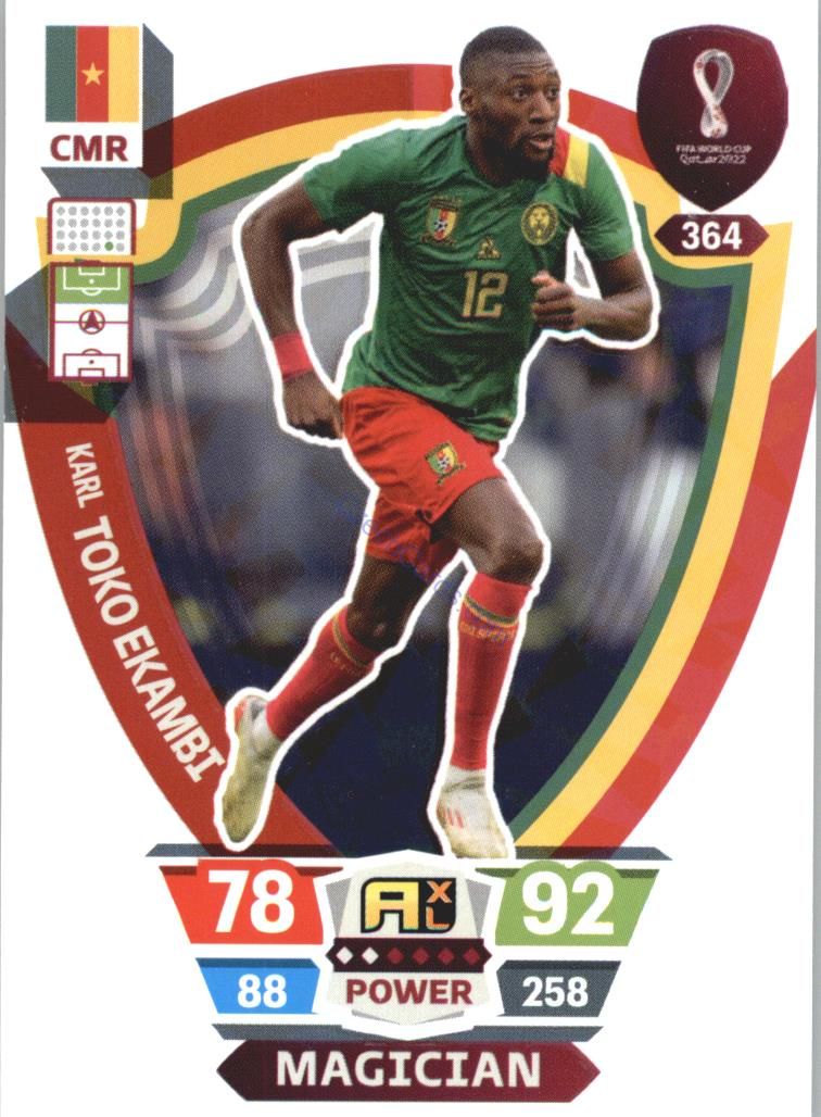 Karl Toko Ekambi 2022 Panini World Cup Adrenalyn Power #364
