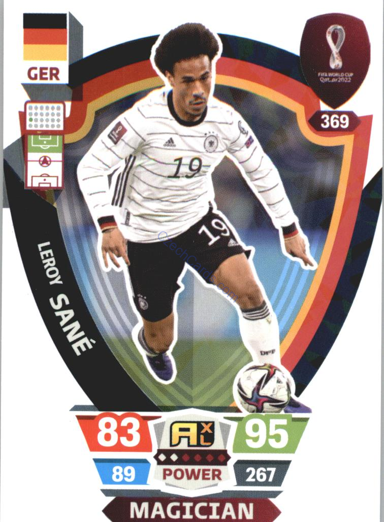 Leroy Sané 2022 Panini World Cup Adrenalyn Power #369