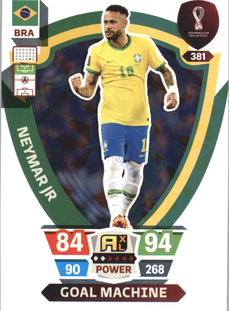 Neymar Jr 2022 Panini World Cup Adrenalyn Power #381