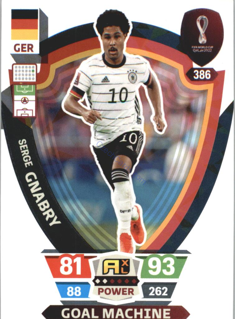 Serge Gnabry 2022 Panini World Cup Adrenalyn Power #386
