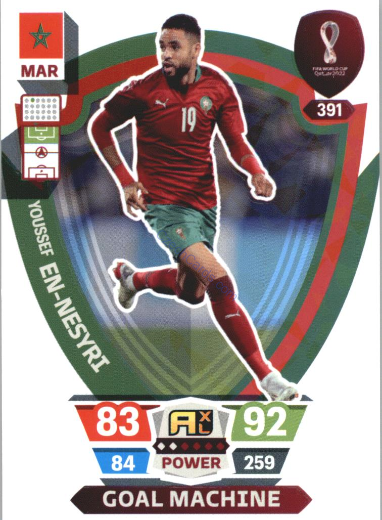 Youssef En-Nesyri 2022 Panini World Cup Adrenalyn Power #391