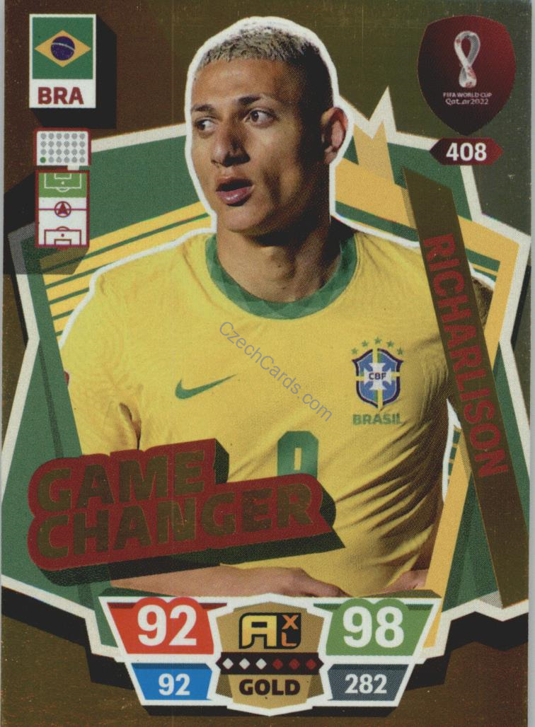 Richarlison 2022 Panini World Cup Adrenalyn Gold #408