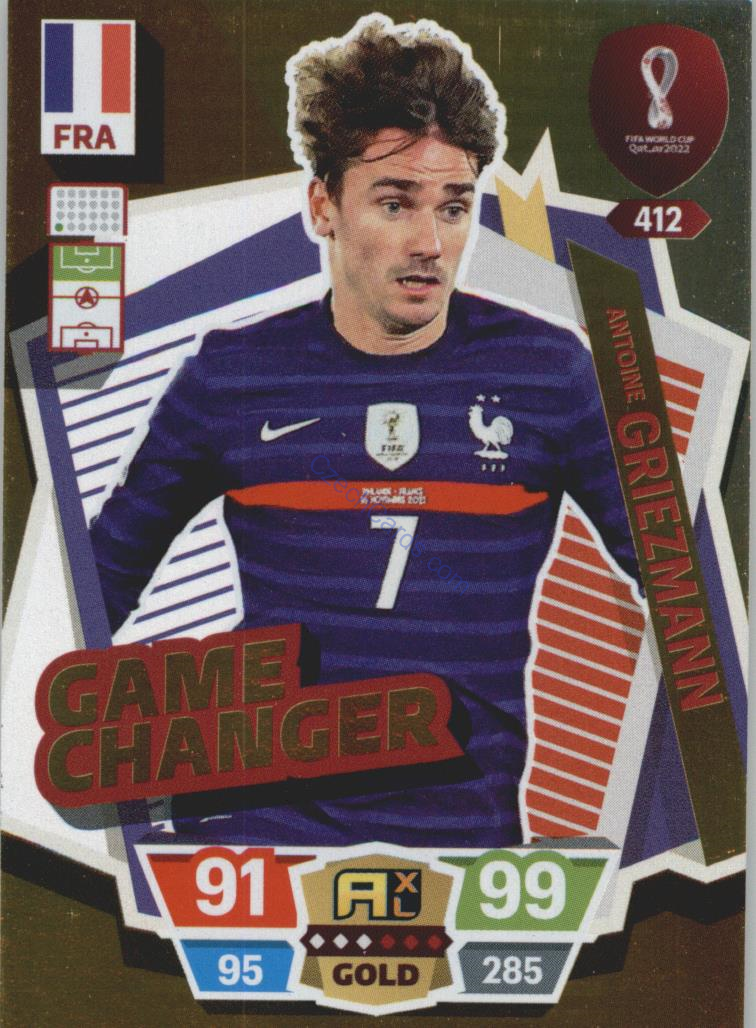 Antoine Griezmann 2022 Panini World Cup Adrenalyn Gold #412