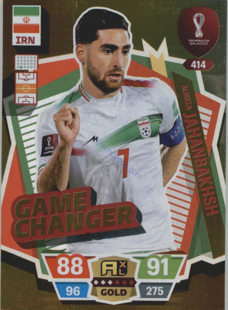 Alireza Jahanbakhsh 2022 Panini World Cup Adrenalyn Gold #414