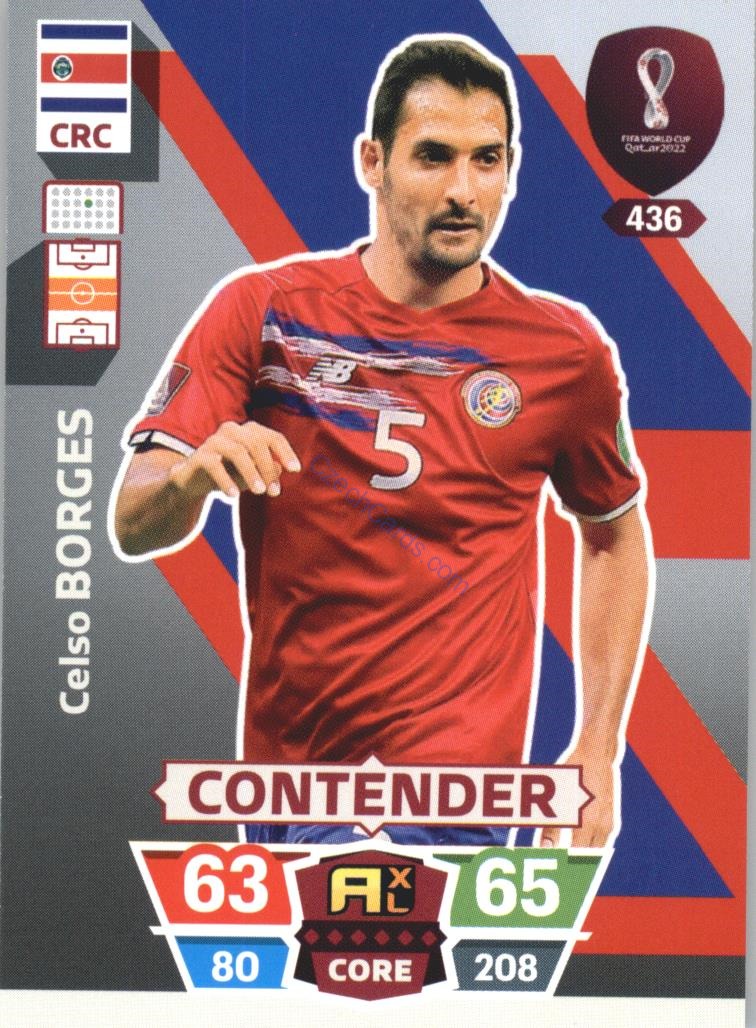 Celso Borges 2022 Panini World Cup Adrenalyn #436