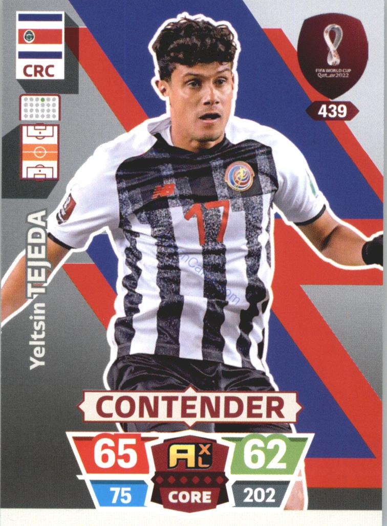 Yeltsin Tejeda 2022 Panini World Cup Adrenalyn #439