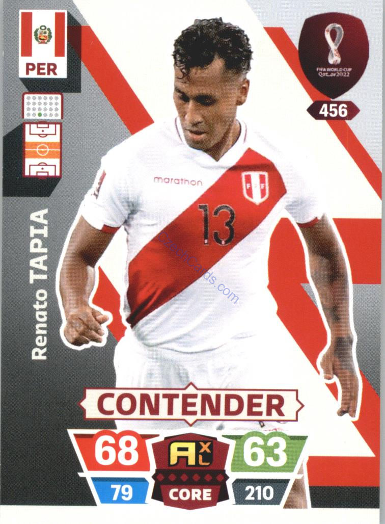 Renato Tapia 2022 Panini World Cup Adrenalyn #456