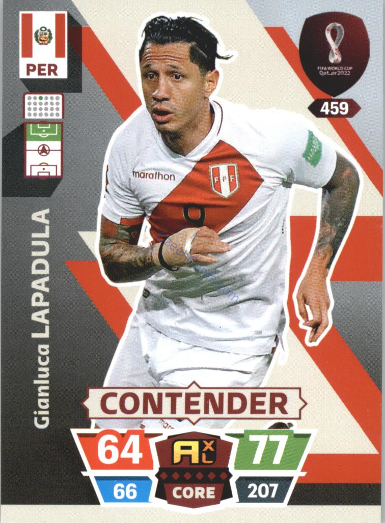 Gianluca Lapadula 2022 Panini World Cup Adrenalyn #459