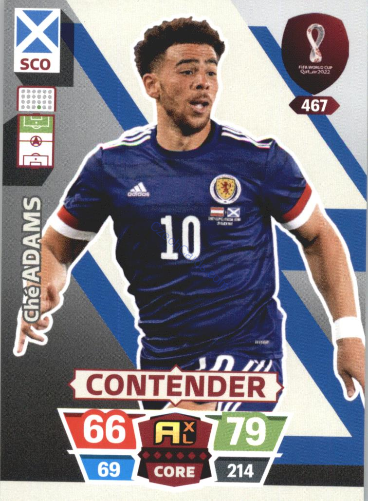 Ché Adams 2022 Panini World Cup Adrenalyn #467