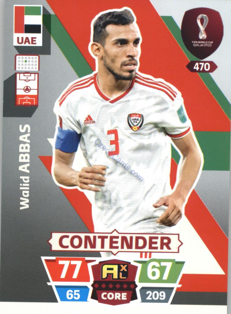 Walid Abbas 2022 Panini World Cup Adrenalyn #470