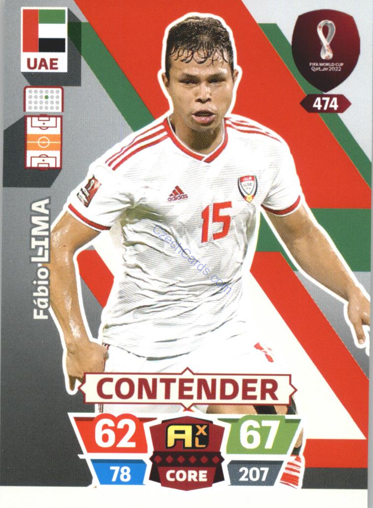Fábio Lima 2022 Panini World Cup Adrenalyn #474