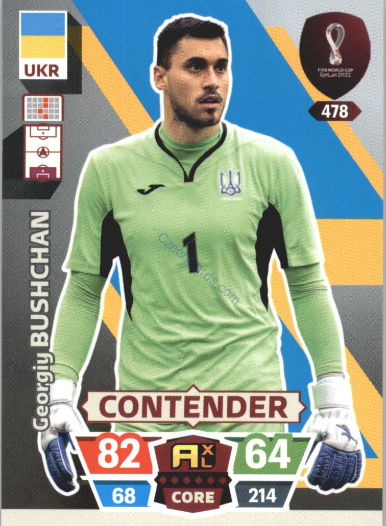 Georgiy Bushchan 2022 Panini World Cup Adrenalyn #478