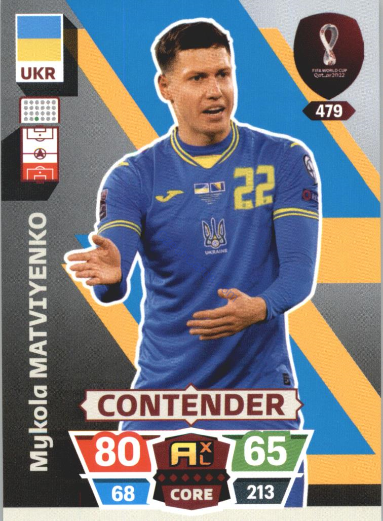 Mykola Matviyenko 2022 Panini World Cup Adrenalyn #479