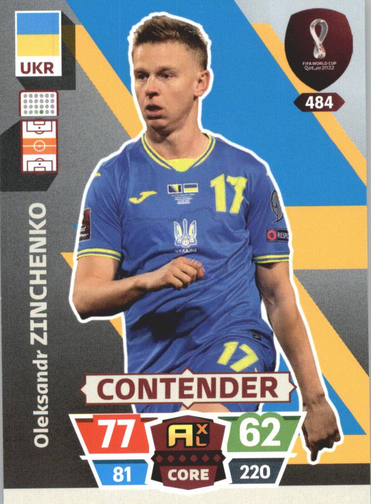 Oleksandr Zinchenko 2022 Panini World Cup Adrenalyn #484