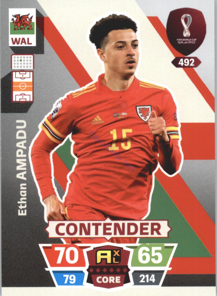 Ethan Ampadu 2022 Panini World Cup Adrenalyn #492