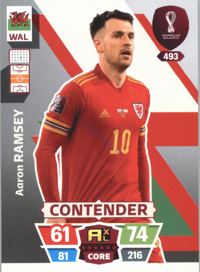 Aaron Ramsey 2022 Panini World Cup Adrenalyn #493