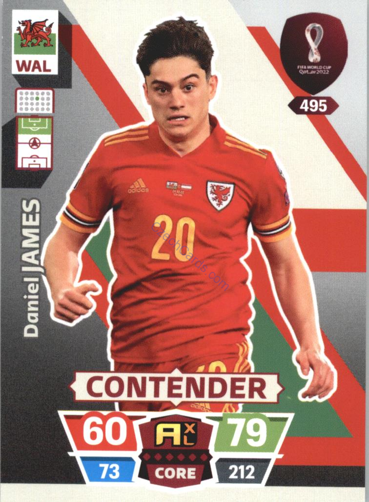 Daniel James 2022 Panini World Cup Adrenalyn #495