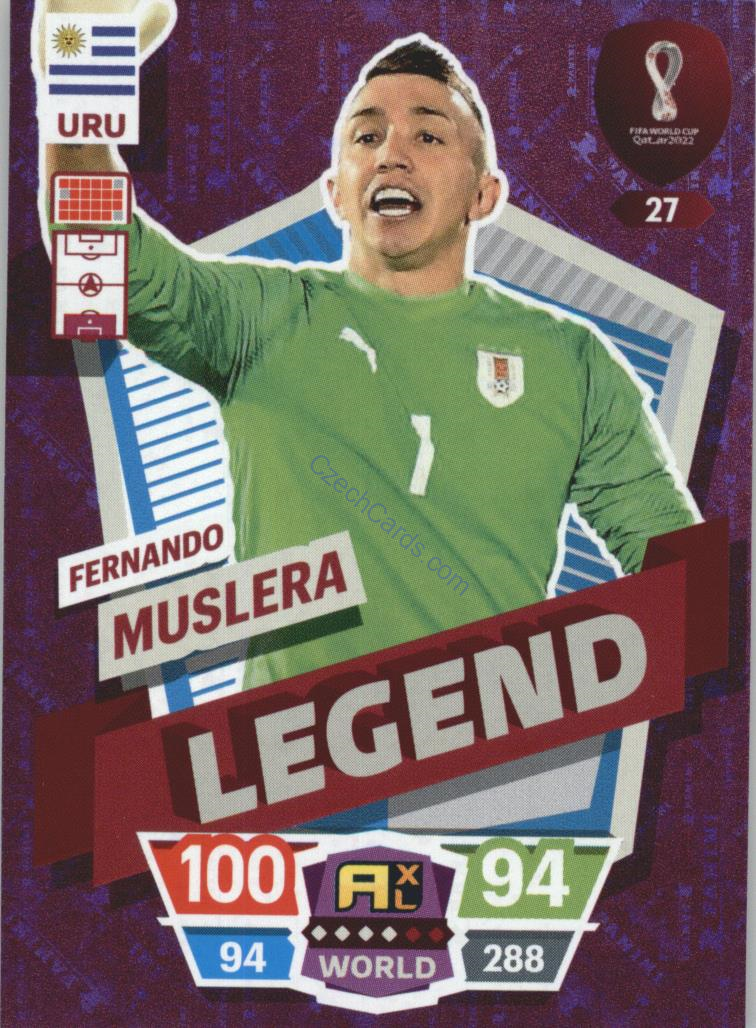 Fernando Muslera 2022 Panini World Cup Adrenalyn Legend #27