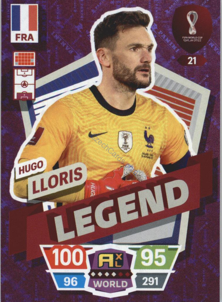 Hugo Lloris 2022 Panini World Cup Adrenalyn Legend #21