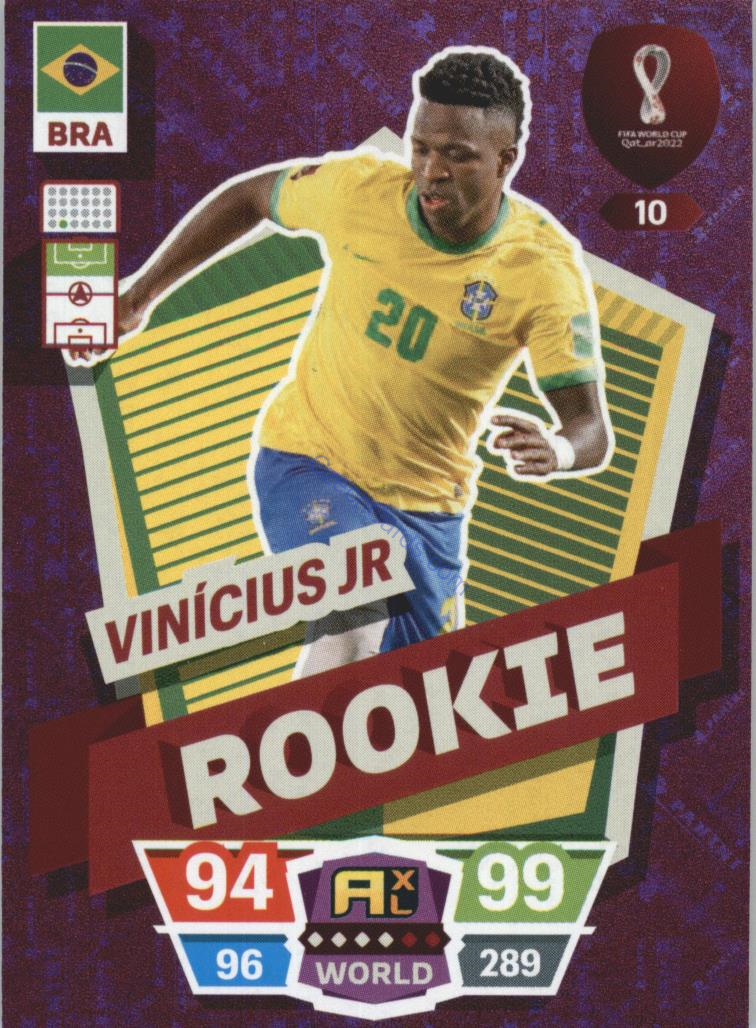 Vinícius Jr 2022 Panini World Cup Adrenalyn Rookie #10