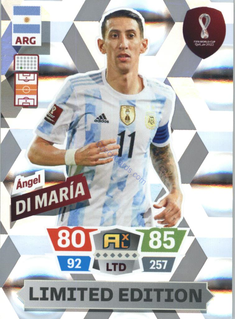 Ángel Di María 2022 Panini World Cup Adrenalyn Limited Edition #LE-ADM