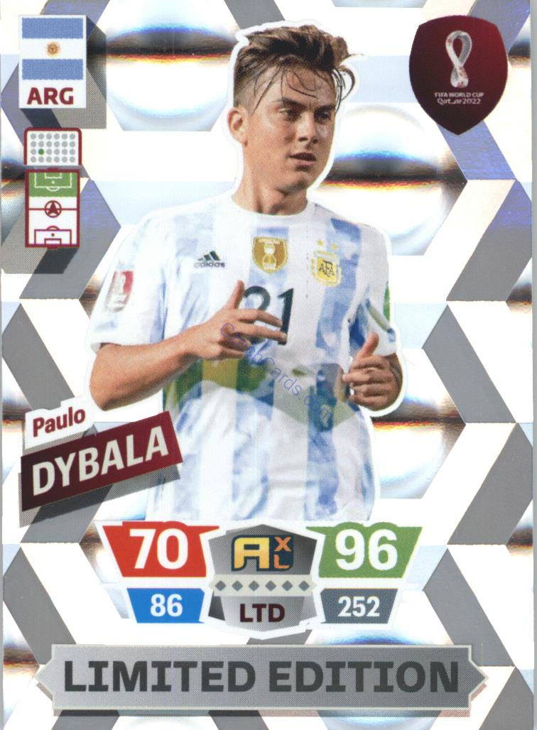 Paulo Dybala 2022 Panini World Cup Adrenalyn Limited Edition #LE-PD