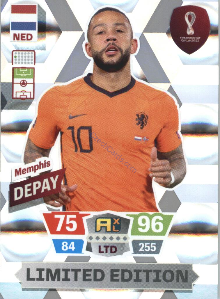 Memphis Depay 2022 Panini World Cup Adrenalyn Limited Edition #LE-MDE