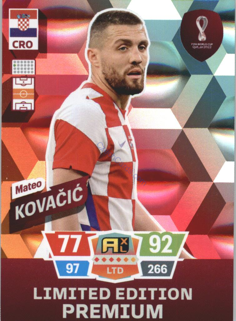 Mateo Kovačić 2022 Panini World Cup Adrenalyn Limited Ed. Premium #LEP-MK
