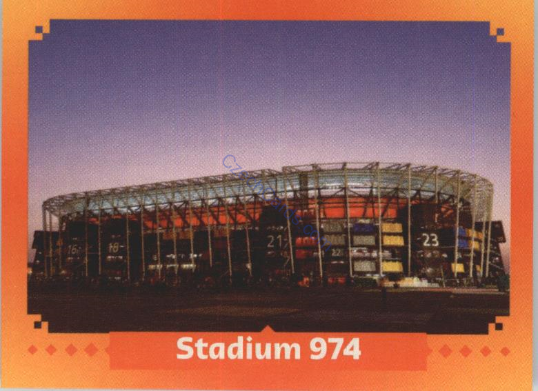 Stadium 974 2022 Panini WC Qatar Sticker #FWC13