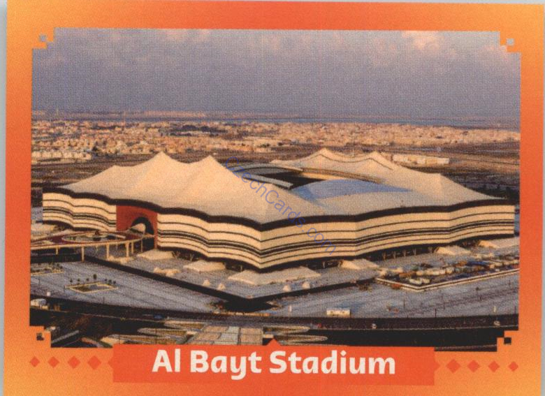 Al Bayt Stadium outdoor 2022 Panini WC Qatar Sticker #FWC14
