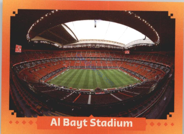 Al Bayt Stadium indoor 2022 Panini WC Qatar Sticker #FWC15