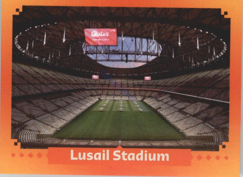Lusail Stadium indoor 2022 Panini WC Qatar Sticker #FWC17