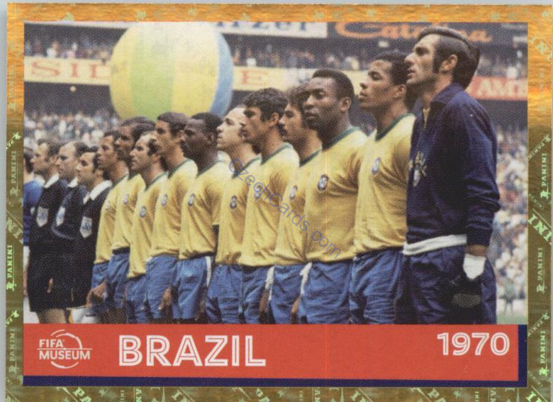Brazil 1970 2022 Panini WC Qatar Sticker Foil #FWC23