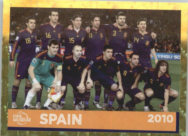 Spain 2010 2022 Panini WC Qatar Sticker Foil #FWC28