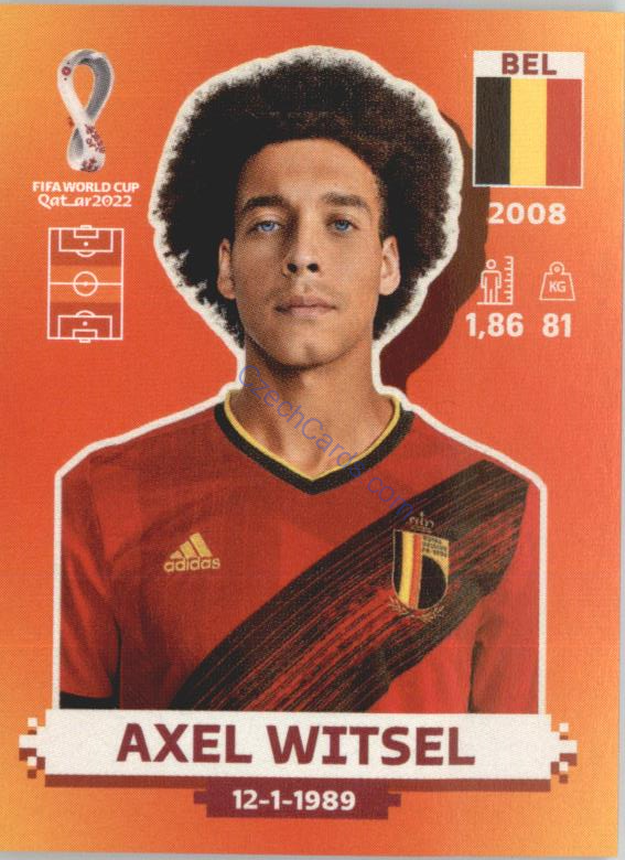 Axel Witsel 2022 Panini WC Qatar Sticker #BEL 15