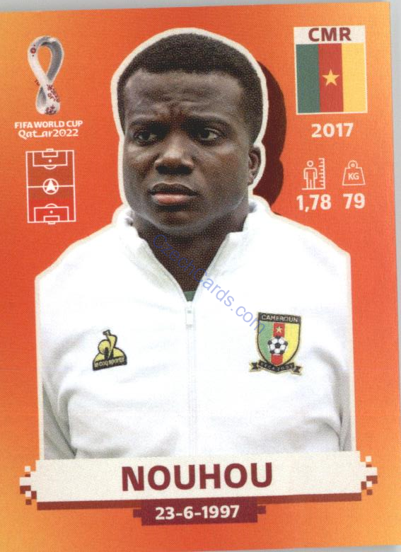 Nouhou 2022 Panini WC Qatar Sticker #CMR 9