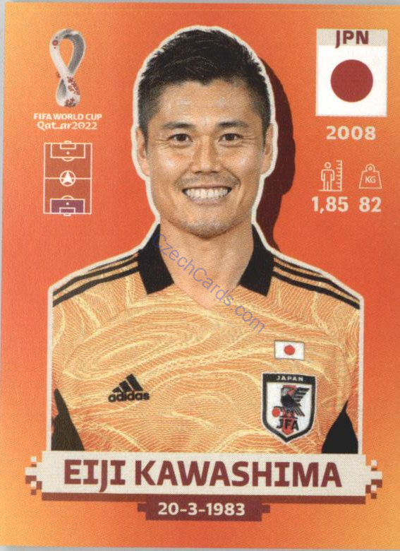 Eiji Kawashima 2022 Panini WC Qatar Sticker #JPN 3